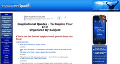 Desktop Screenshot of inspirationalspark.com