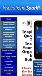 Mobile Screenshot of inspirationalspark.com